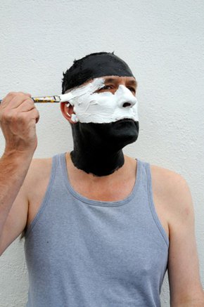 Bill Drummond. Head painting 11. London 2013